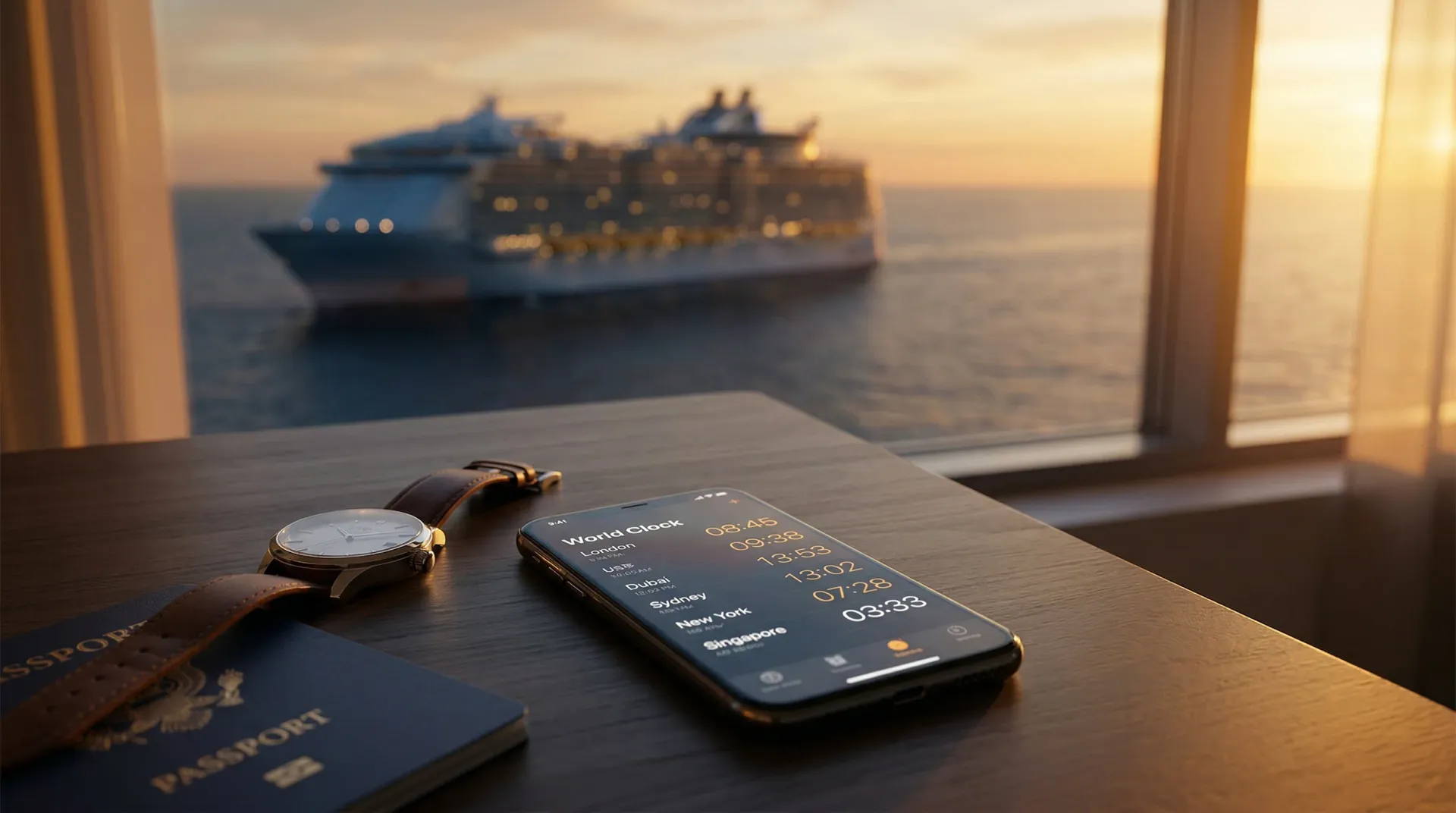 遊輪時區攻略：跨時區航行不再手忙腳亂