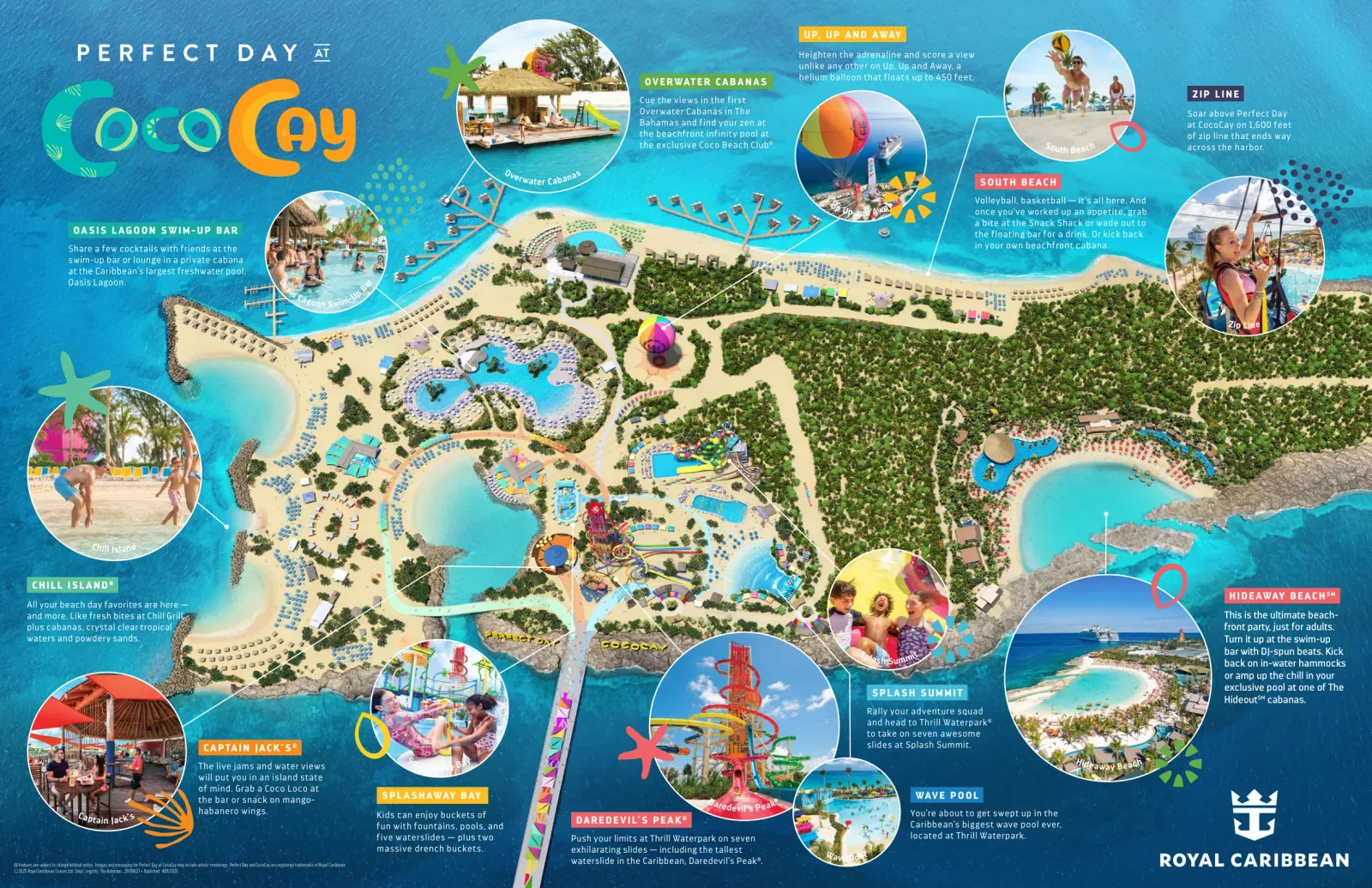 CocoCay island map