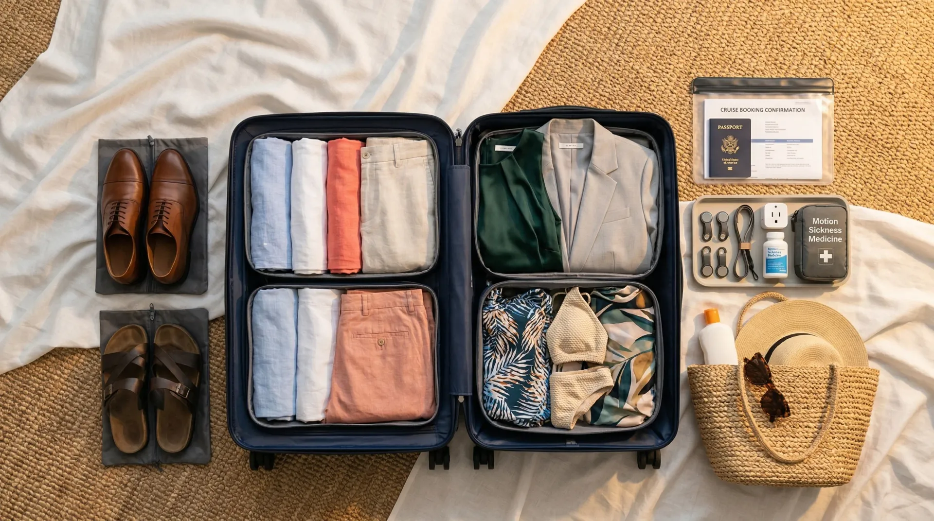 遊輪旅行專屬打包清單