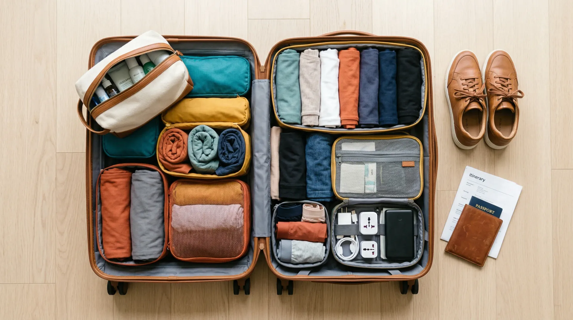 一週旅行打包清單 (5-7天)