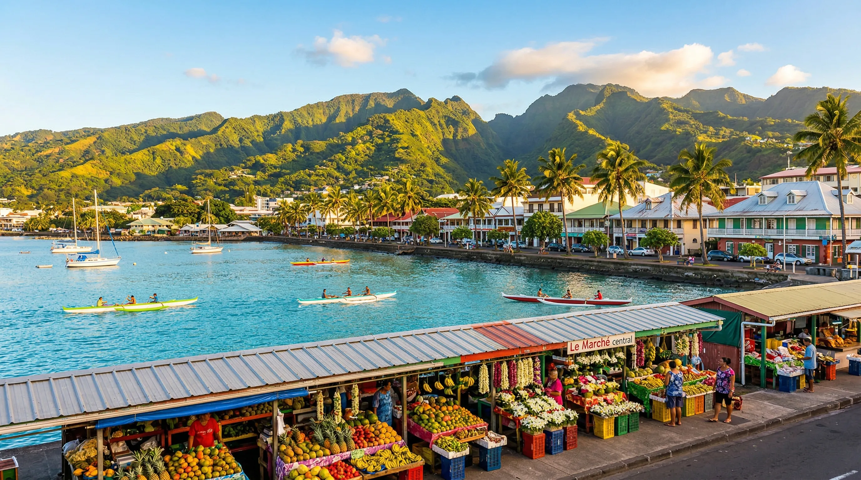 帕皮提, 大溪地